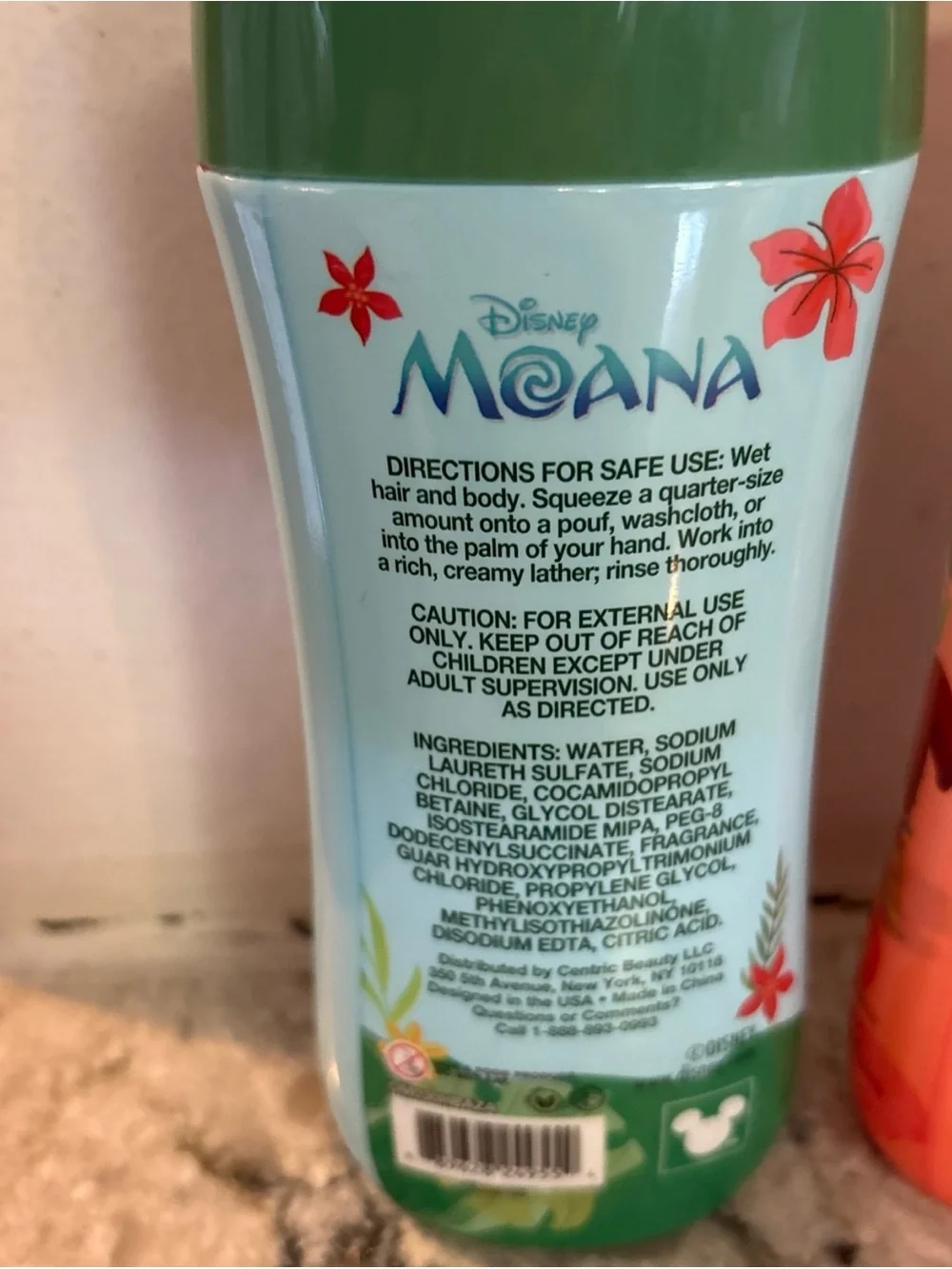 Disney Moana and Maui  3in 1 and Body Wash set
